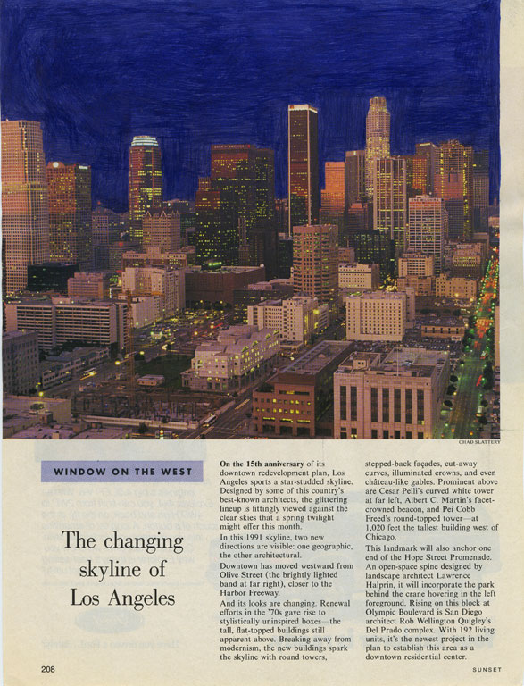 Claude Closky, ‘Untitled (Window on the West)’, 1992, blue ballpoint pen on printed matter, 27 x 20,5.